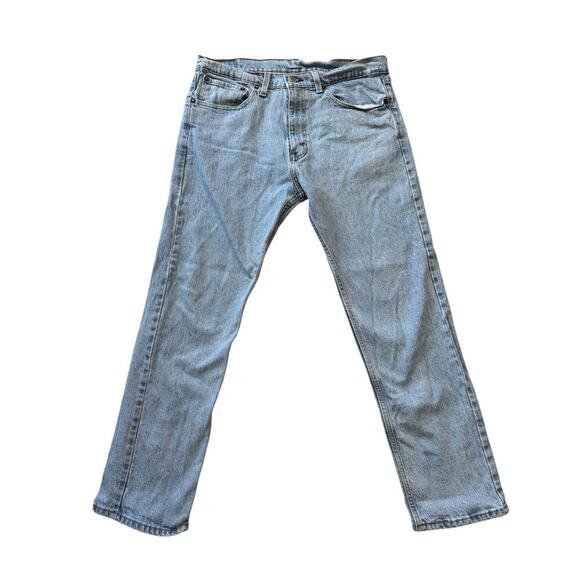 LEVIS 505 JEANS/Pants, size 34X30, Light Blue Denim; Straight Leg - Picture 1 of 10